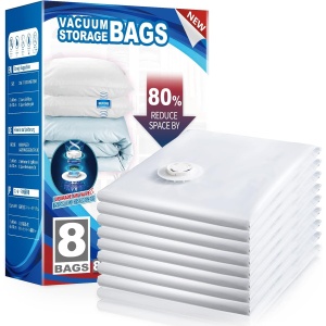 TAILI 8 Pack Vacuum Storage Bags